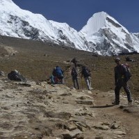 Kalapather, Everest base camp. trek to everest